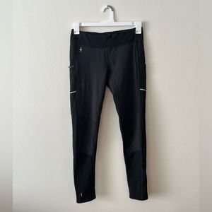 Smartwool Merino Fleece Black Wind Tights - Women’s M